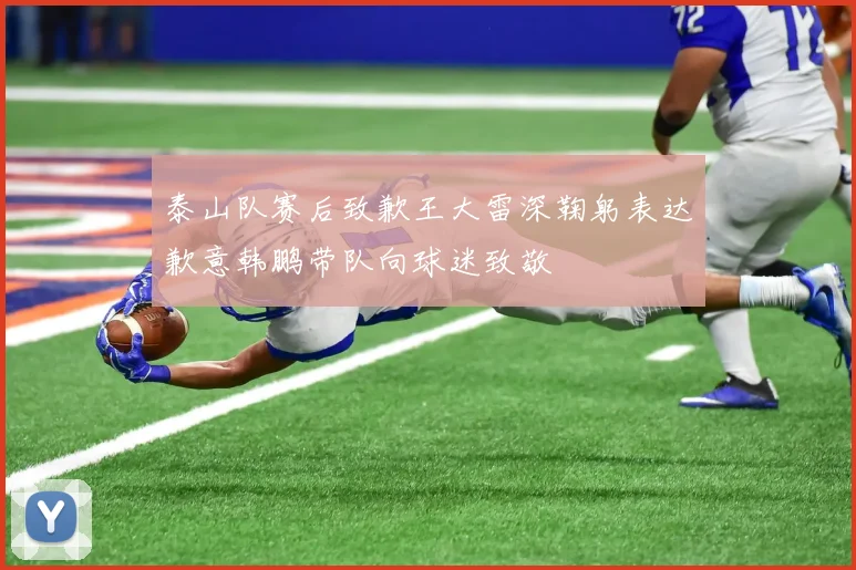 泰山队赛后致歉王大雷深鞠躬表达歉意韩鹏带队向球迷致敬